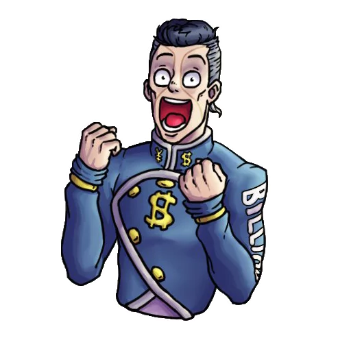 Sticker from the "JoJo" sticker pack