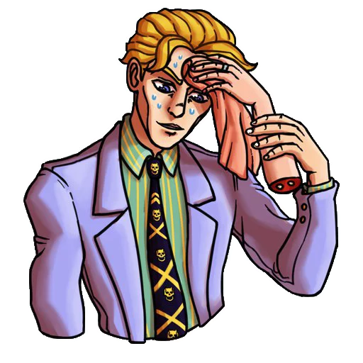 Sticker from the "JoJo" sticker pack