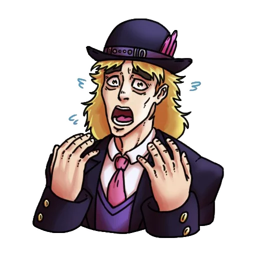 Sticker from the "JoJo" sticker pack