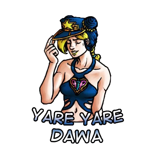 Sticker from the "JoJo" sticker pack