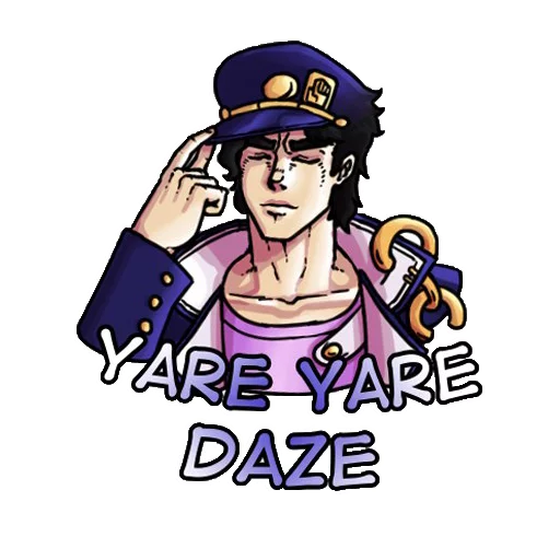 Sticker from the "JoJo" sticker pack