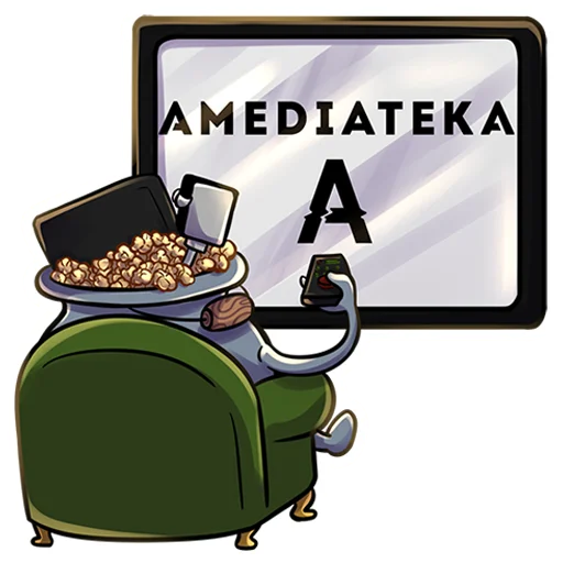 Sticker from the "Котёл Сериалов —" sticker pack