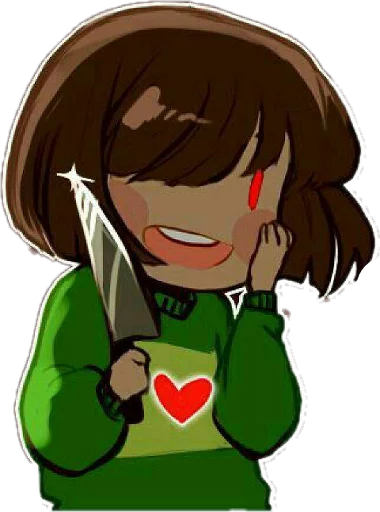 Sticker from the "Chara" sticker pack