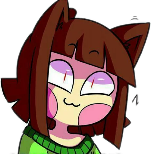 Sticker from the "Chara" sticker pack