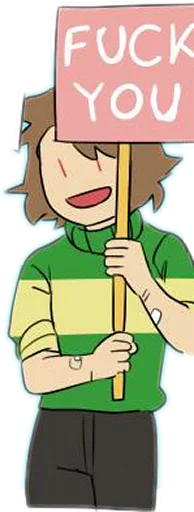 Sticker from the "Chara" sticker pack