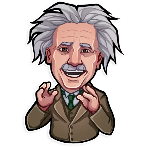 Sticker from the "Great Minds" sticker pack