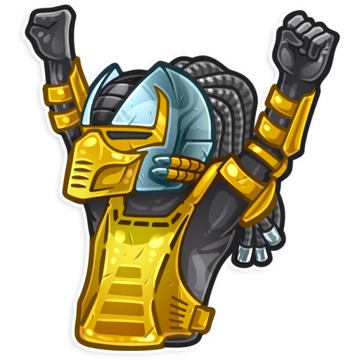 Sticker from the "Mortal Kombat" sticker pack