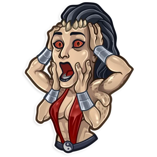 Sticker from the "Mortal Kombat" sticker pack