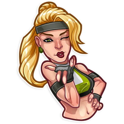 Sticker from the "Mortal Kombat" sticker pack