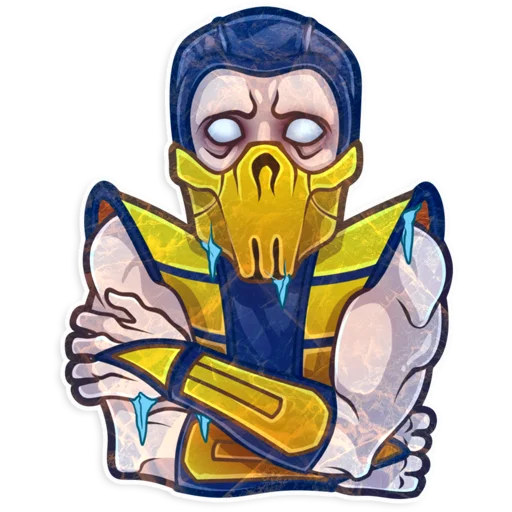 Sticker from the "Mortal Kombat" sticker pack