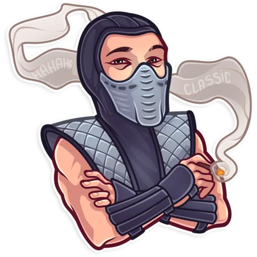 Sticker from the "Mortal Kombat" sticker pack