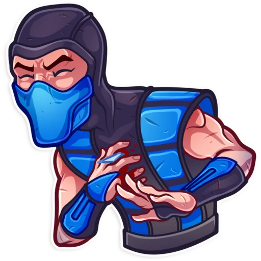 Sticker from the "Mortal Kombat" sticker pack