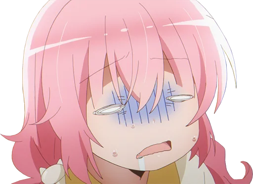 Sticker from the "Comic girls" sticker pack