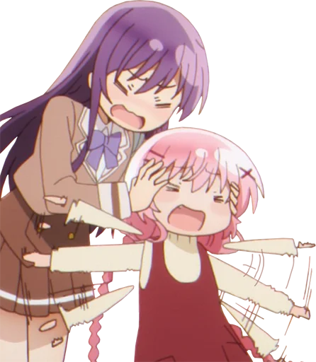 Sticker from the "Comic girls" sticker pack