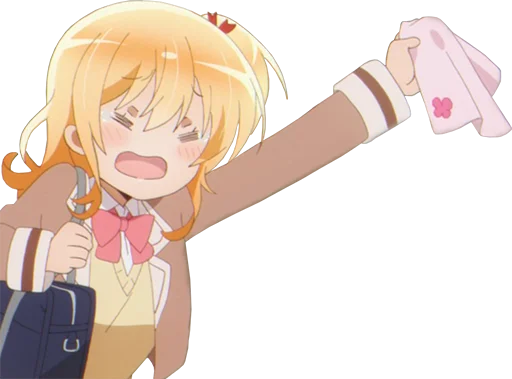 Sticker from the "Comic girls" sticker pack