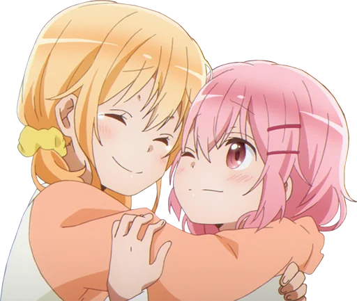 Sticker from the "Comic girls" sticker pack