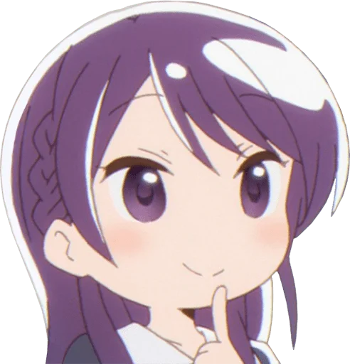 Sticker from the "Comic girls" sticker pack