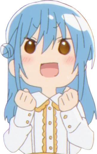 Sticker from the "Comic girls" sticker pack