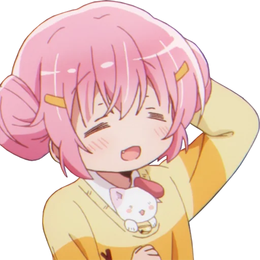 Sticker from the "Comic girls" sticker pack