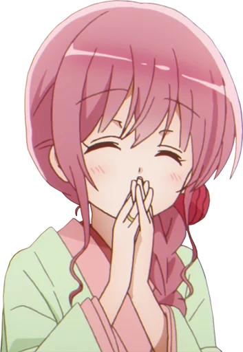 Sticker from the "Comic girls" sticker pack