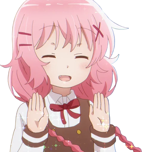 Sticker from the "Comic girls" sticker pack