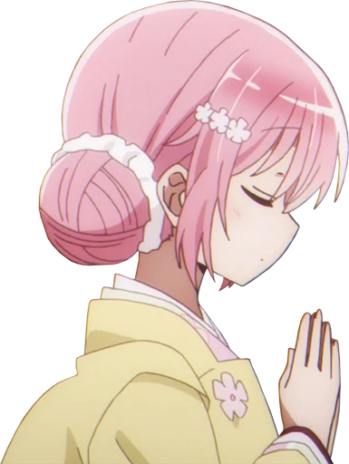 Sticker from the "Comic girls" sticker pack