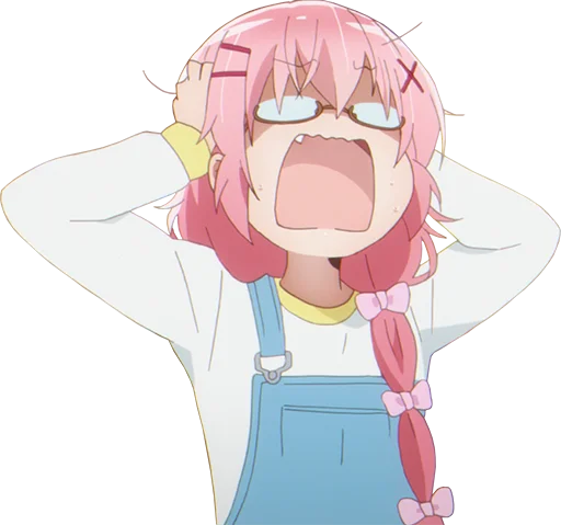 Sticker from the "Comic girls" sticker pack