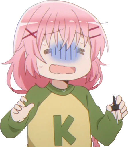 Sticker from the "Comic girls" sticker pack