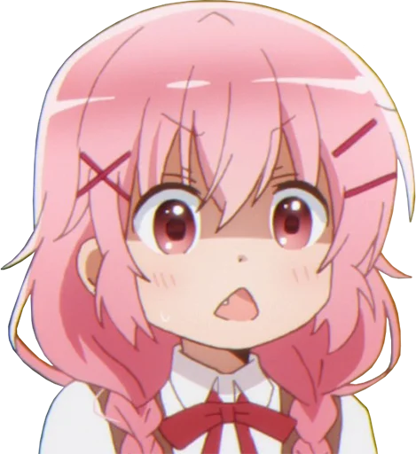 Sticker from the "Comic girls" sticker pack