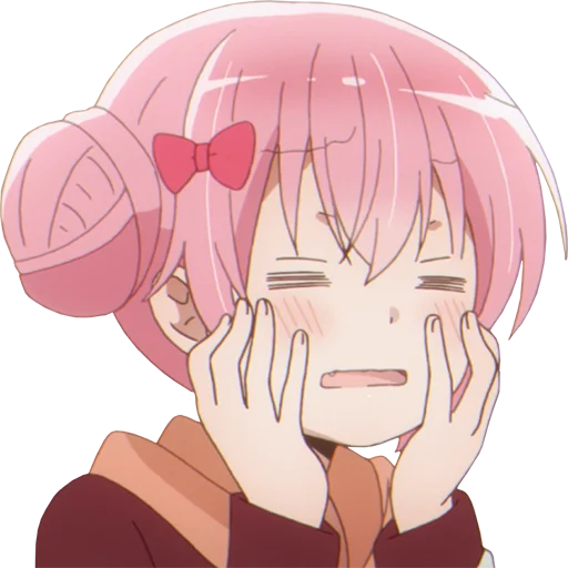 Sticker from the "Comic girls" sticker pack