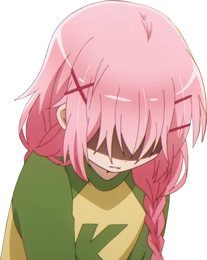 Sticker from the "Comic girls" sticker pack