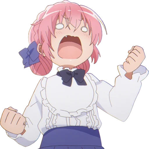 Sticker from the "Comic girls" sticker pack