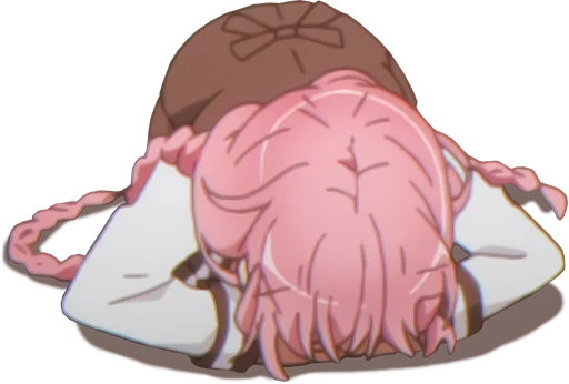 Sticker from the "Comic girls" sticker pack