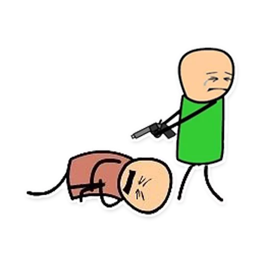 Sticker Cyanide and Depression Цианид и Депресси