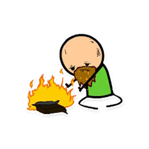 Sticker from the "Cyanide and Depression Цианид и Депресси" sticker pack