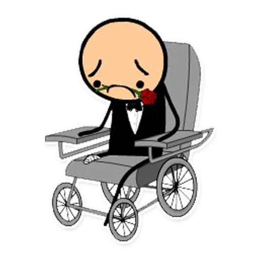 Sticker from the "Cyanide and Depression Цианид и Депресси" sticker pack