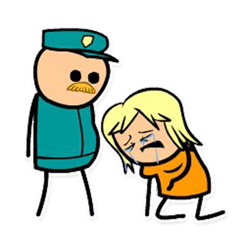 Sticker from the "Cyanide and Depression Цианид и Депресси" sticker pack