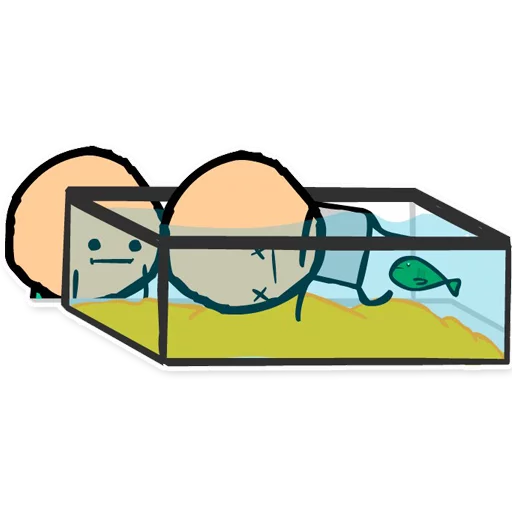 Sticker from the "Cyanide and Depression Цианид и Депресси" sticker pack