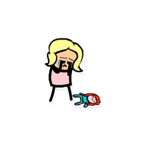 Sticker from the "Cyanide and Depression Цианид и Депресси" sticker pack