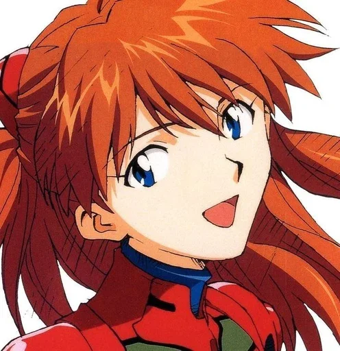 Sticker from the "Asuka Langley Soryu" sticker pack