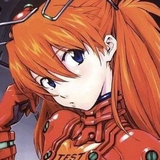 Sticker from the "Asuka Langley Soryu" sticker pack