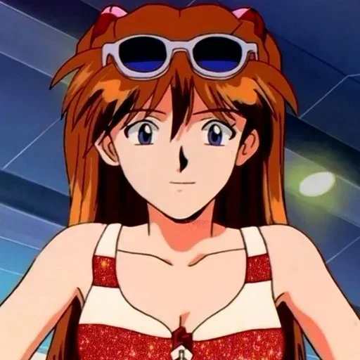 Sticker from the "Asuka Langley Soryu" sticker pack