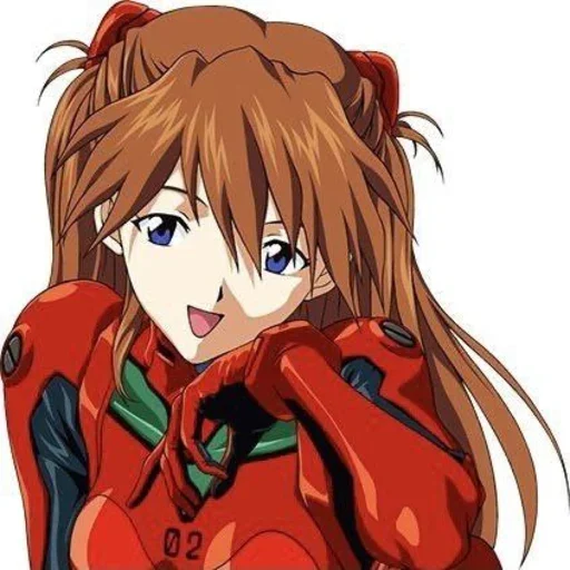 Sticker from the "Asuka Langley Soryu" sticker pack