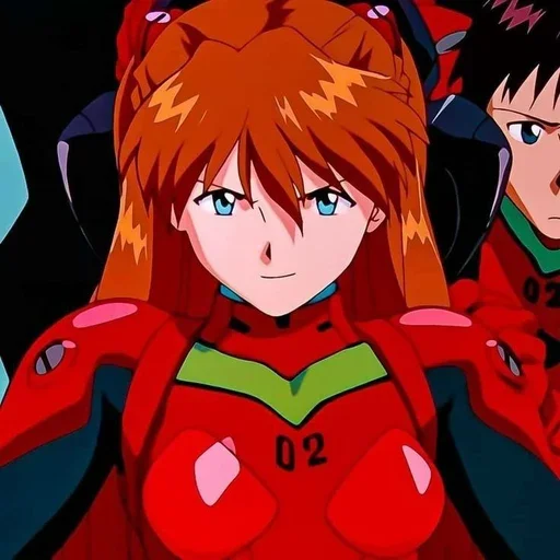 Sticker from the "Asuka Langley Soryu" sticker pack