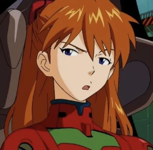 Sticker from the "Asuka Langley Soryu" sticker pack