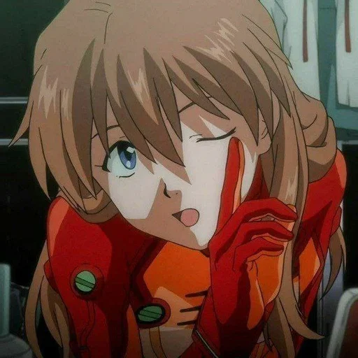 Sticker from the "Asuka Langley Soryu" sticker pack