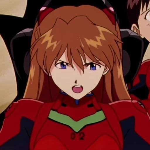 Sticker from the "Asuka Langley Soryu" sticker pack