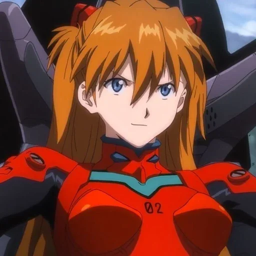 Sticker from the "Asuka Langley Soryu" sticker pack