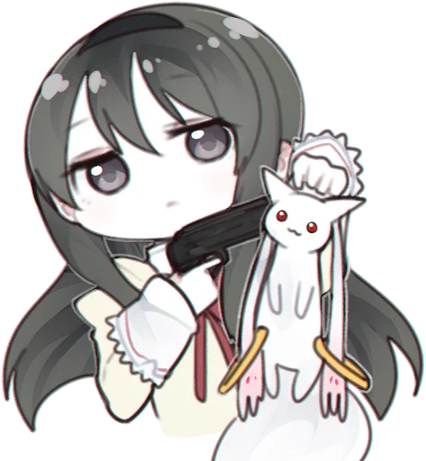 Sticker from the "Homura Akemi" sticker pack