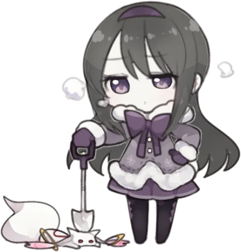 Sticker from the "Homura Akemi" sticker pack